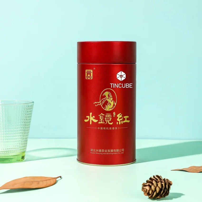 Wholesale Round Tea Tin Empty Metal tin can Gift Airtight Coffee Tin  Packing