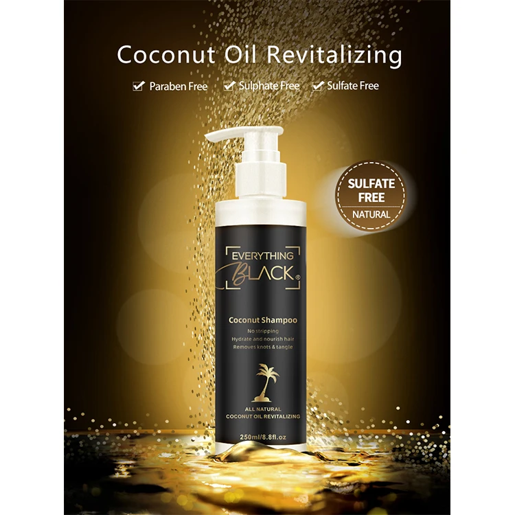 Private Label Hair Care Products Natural Shampoo Removes Knots And Tangles For Dry Frizzy Afro 4C Hair