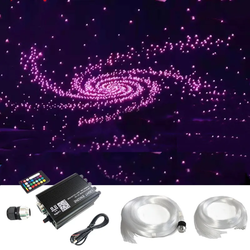 Luz de techo estrella оптоволокно LED Rgb цвет мини размер Led волоконно-оптический Звездный потолочный светильник для крыши автомобиля украшения