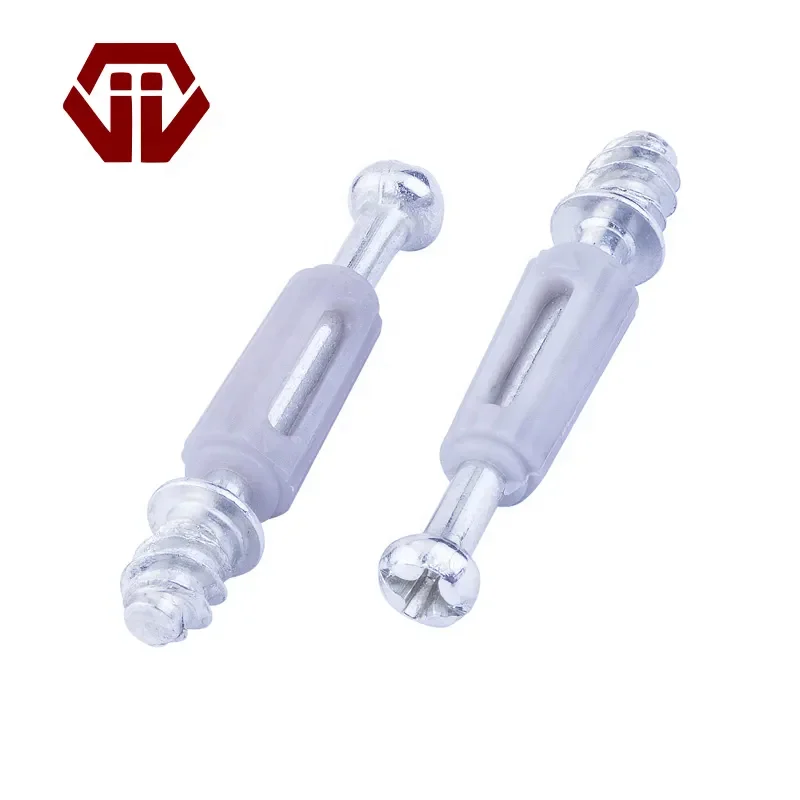 Factory Wholesale M4 Cabinet Bolts Connector Mini Fix Screw Furniture Connecting Insert Nut Screw