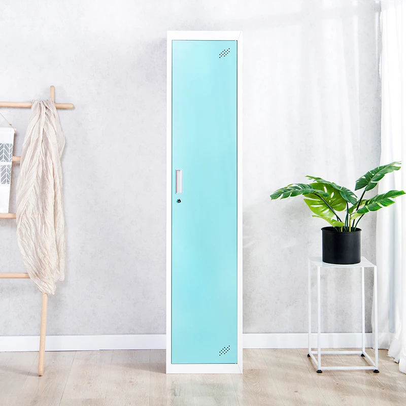 staff or shopping center cheap single metal locker one door wardrobe on sale
