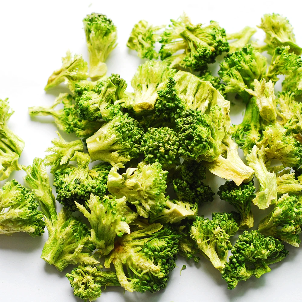 Bulk or small package vegetable Green and Healthy Vegetables Vacuum   freeze dried broccoli