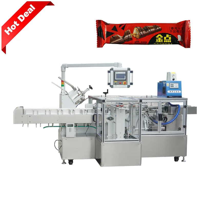 
Y-pack Automatic Horizontal Carton Boxing Machine chocolate pack machine New Product 2020 Paper, Plastic 220V / 380V CN;GUA 