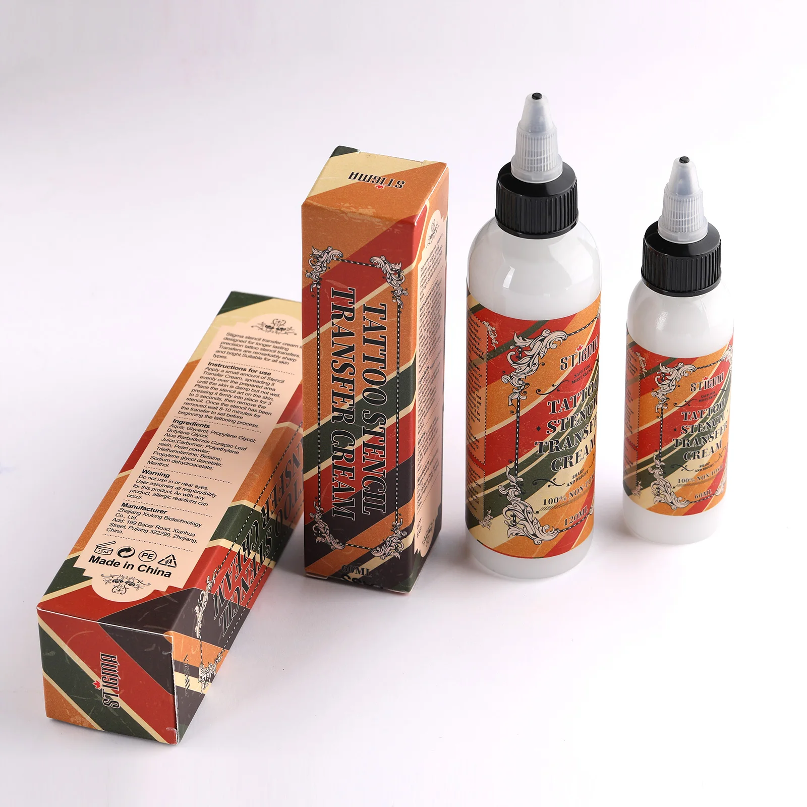 Stigma Tattoo Manufacturer Professional Tattoo Accessories Long Lasting Tattoo Transfer Stencil Cream
