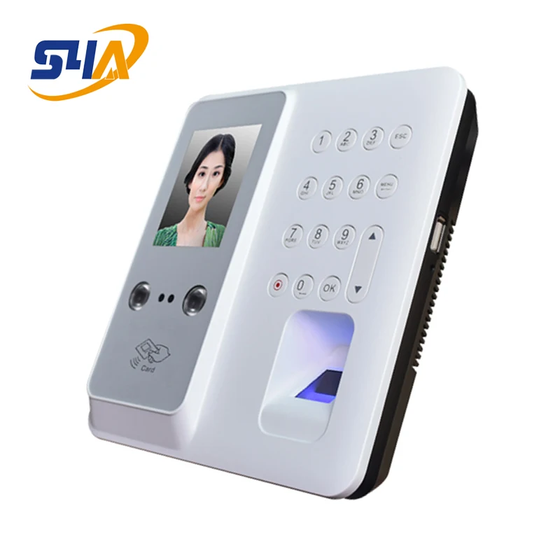  Dynamic facial recognition access control with Fingerprint and password support Attendance machine Dynamic Facial Access Control