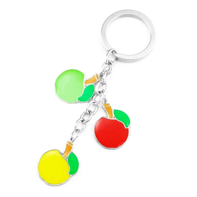 Wholesale custom metal enamel cartoon silver key chains valentines day gift 2023 promotional keychains & carabiners