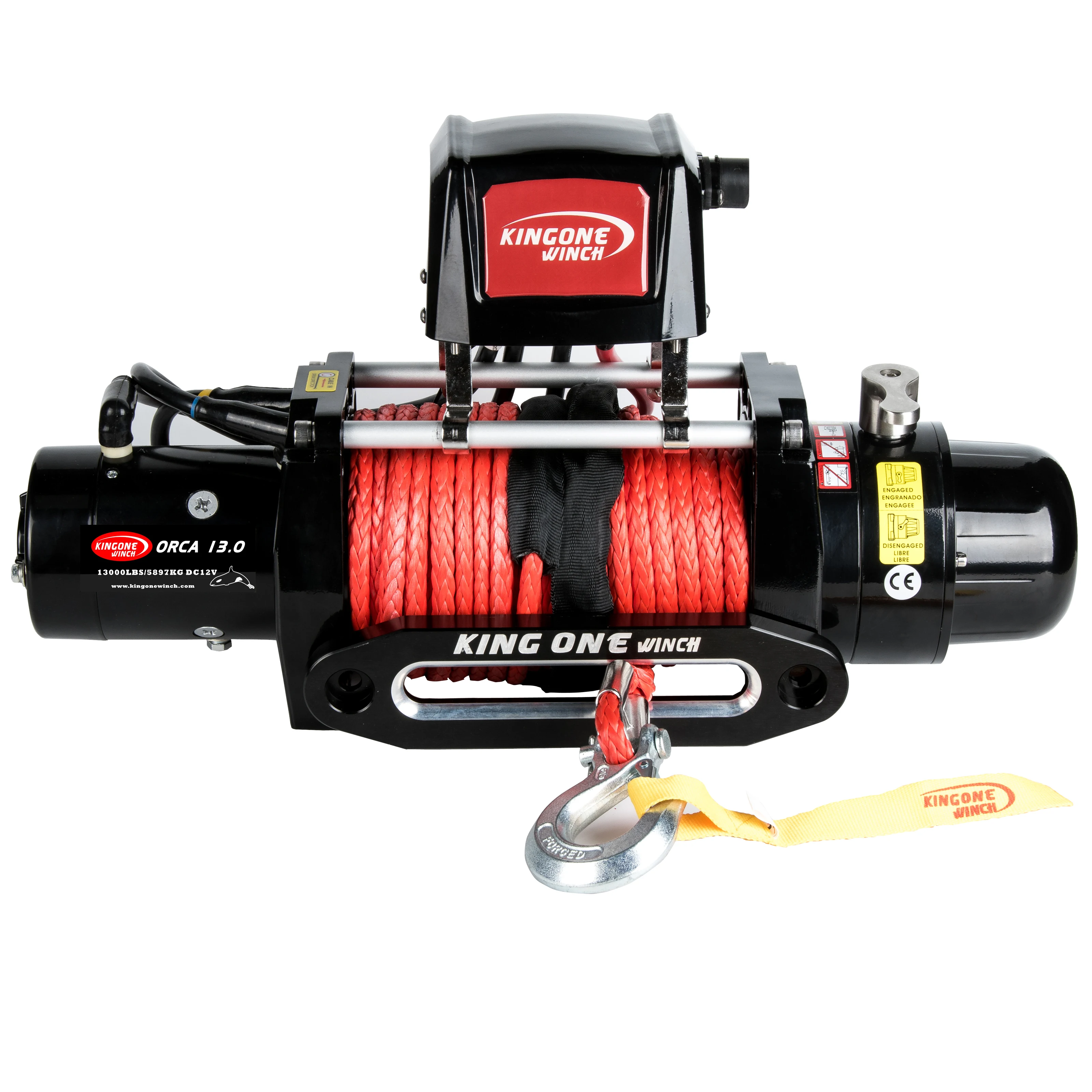 KINGONE premium ORCA-13.0SR 13000LBS 4x4 electric winch for jeep,SUV,truck