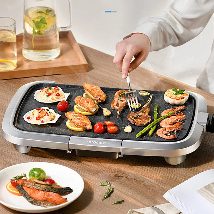 China Supplier Electric Grill Portable , Wholesale Custom  Household Electric Plancha Grill For Party Use