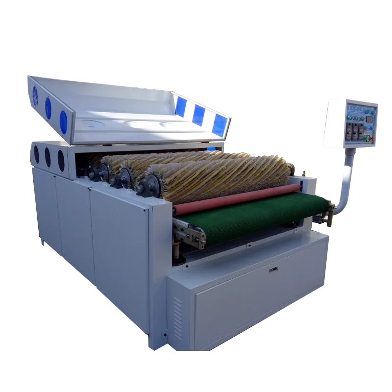 Woodworking full-automatic heavy-duty solid wood brush sander MDF cabinet door sanding polishing machine
