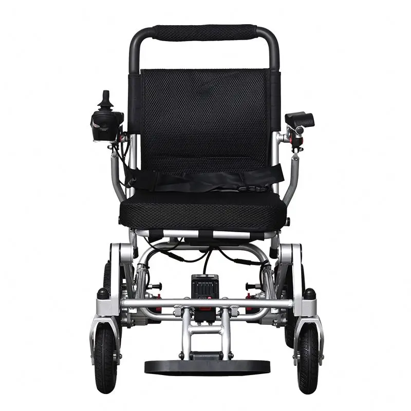 Lightweight Power Electric Wheelchair Drive Kit Folding E-wheelchair With Wheels for Disabled