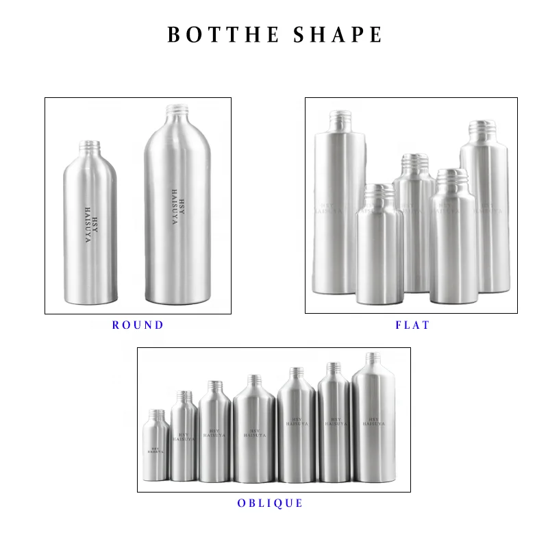Factory Custom 250ml 300ml 500ml 16oz Lotion Aluminium Reusable Bottle For Shampoo Body Wash With Stainless Steel Pump Head