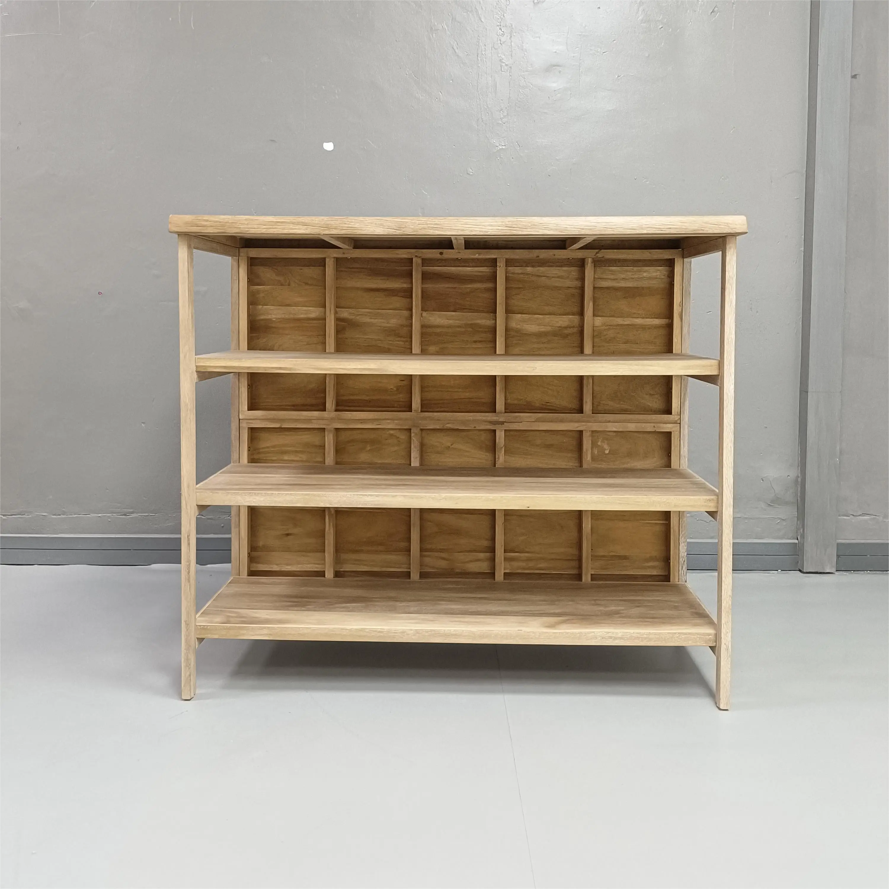 House decoration furniture wooden wine cabinet independent wooden wine rack bar counter-XZ-24896