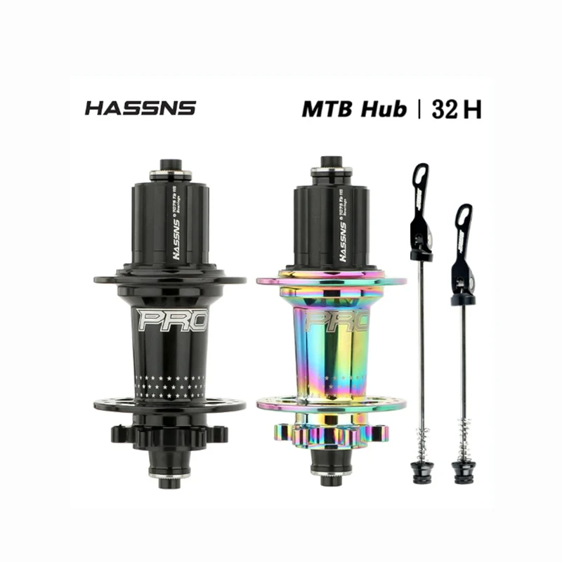HASSNS PRO7 MTB hub 32H 11v ratchet MTB free hub 24H 12 * 142 15 * 100mm 120 ring 6 claw hub HG XD MS