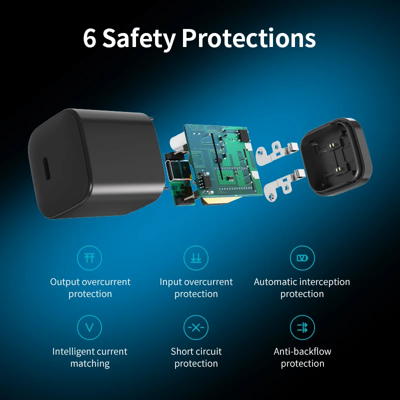 PD Charger 20W PD 3.0 USB C Wall Charger Fast Charger for cell phone iphone11, 12, 13 Huawei Samsung Xiaomi