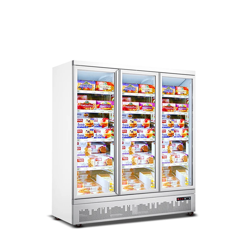 Single-Temperature Portable Vertical Beverage Cooler Display Cabinet with Glass Door New Refrigeration Equipment