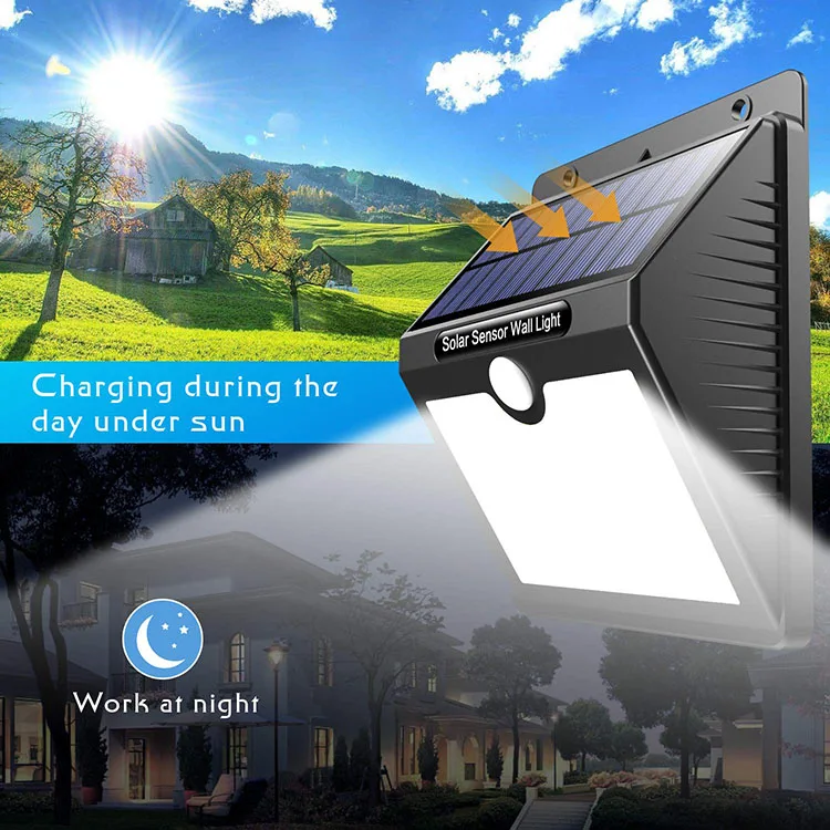 
Outdoor Sensor Wall Solar Led Light Motion 