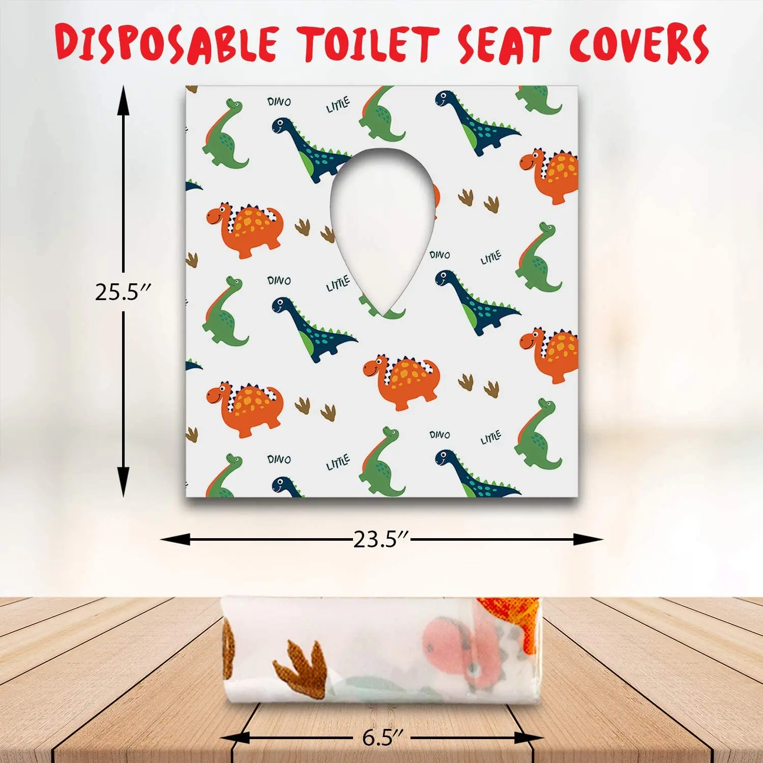 Eco-friendly Disposable Hygienic One Time Use Flushable Waterproof Toilet Seat Covers