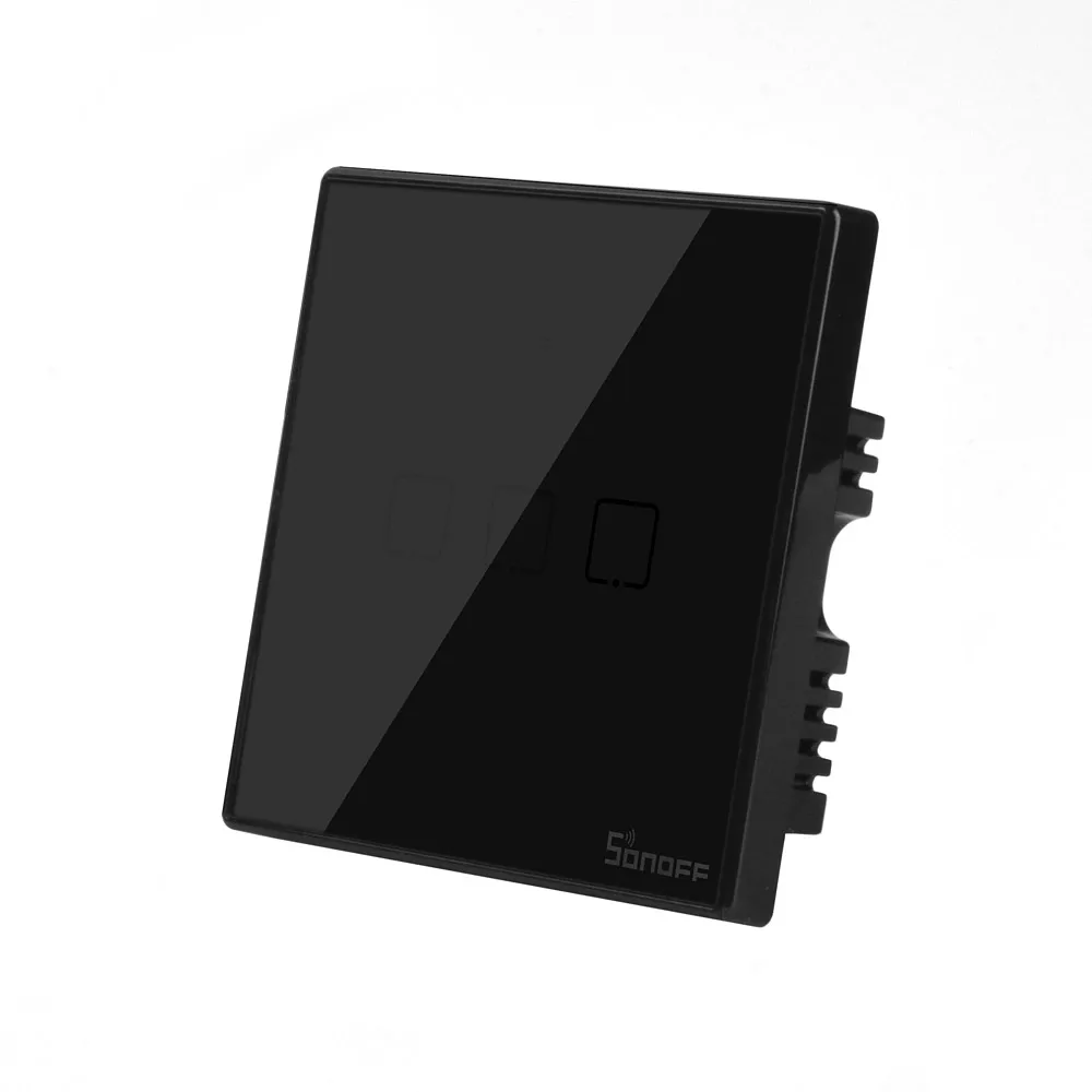  SONOFF T3UK 3C TX wi-fi настенный черный панельный переключатель 3 клавиши приложение/голос/RF дистанционное управление автоматизация умного дома совместимость с