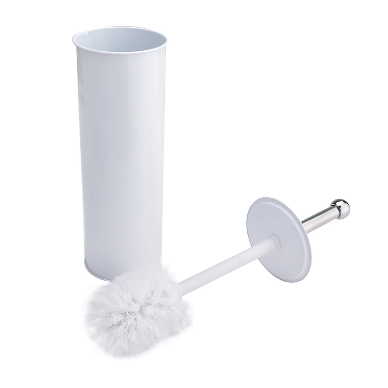 
New Household Eco-Friendly Durable White Decorative Toilet Brush Holder 