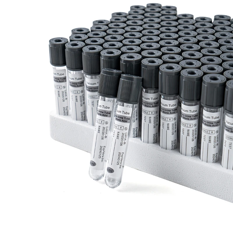 disposable medical device vacuum blood tube glucose tube 2ml