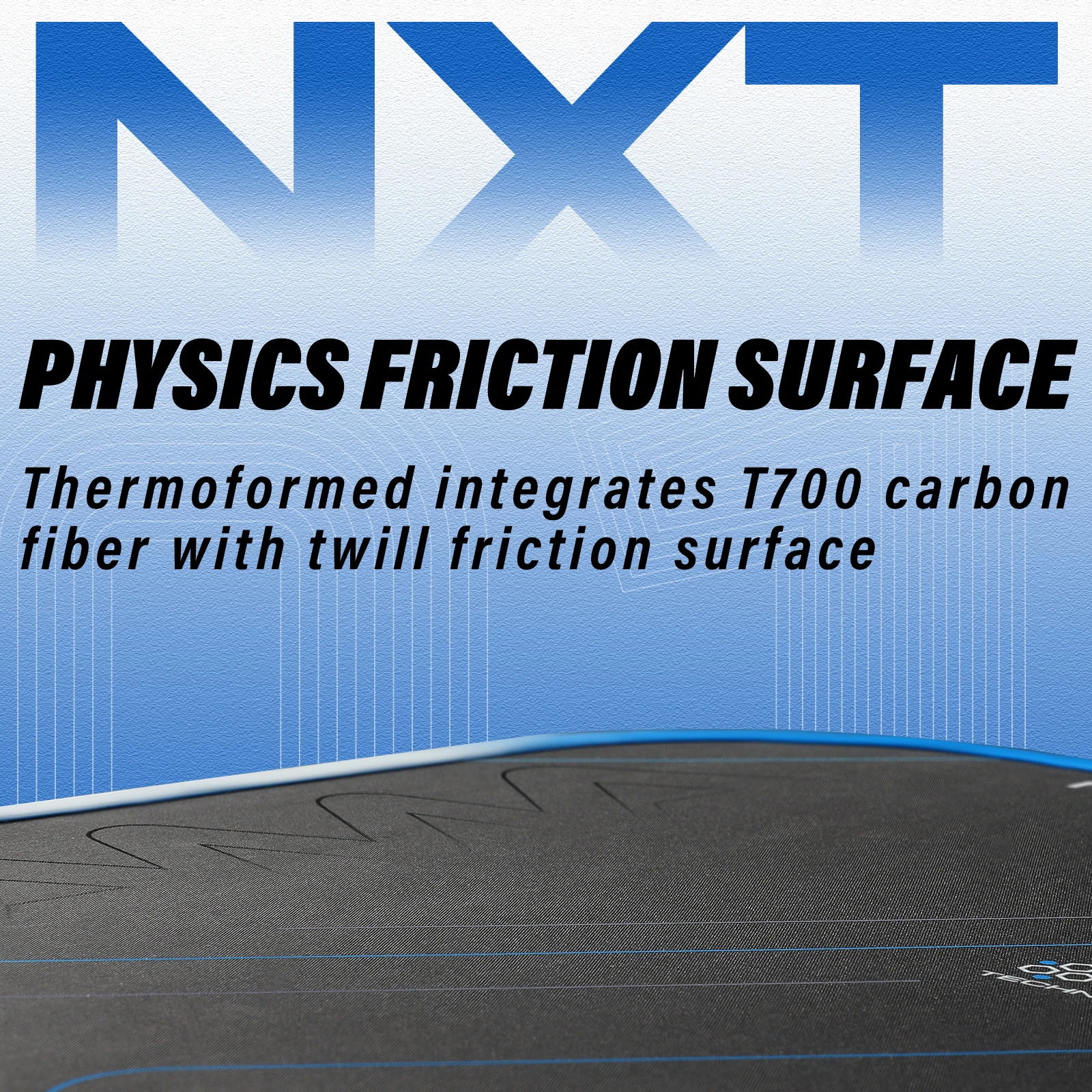 AMASPORT Foam EVA Frame NXT Core Roughness Surface Gradient Edge Guard 16mm Thickness Carbon Fiber Pickleball Paddle