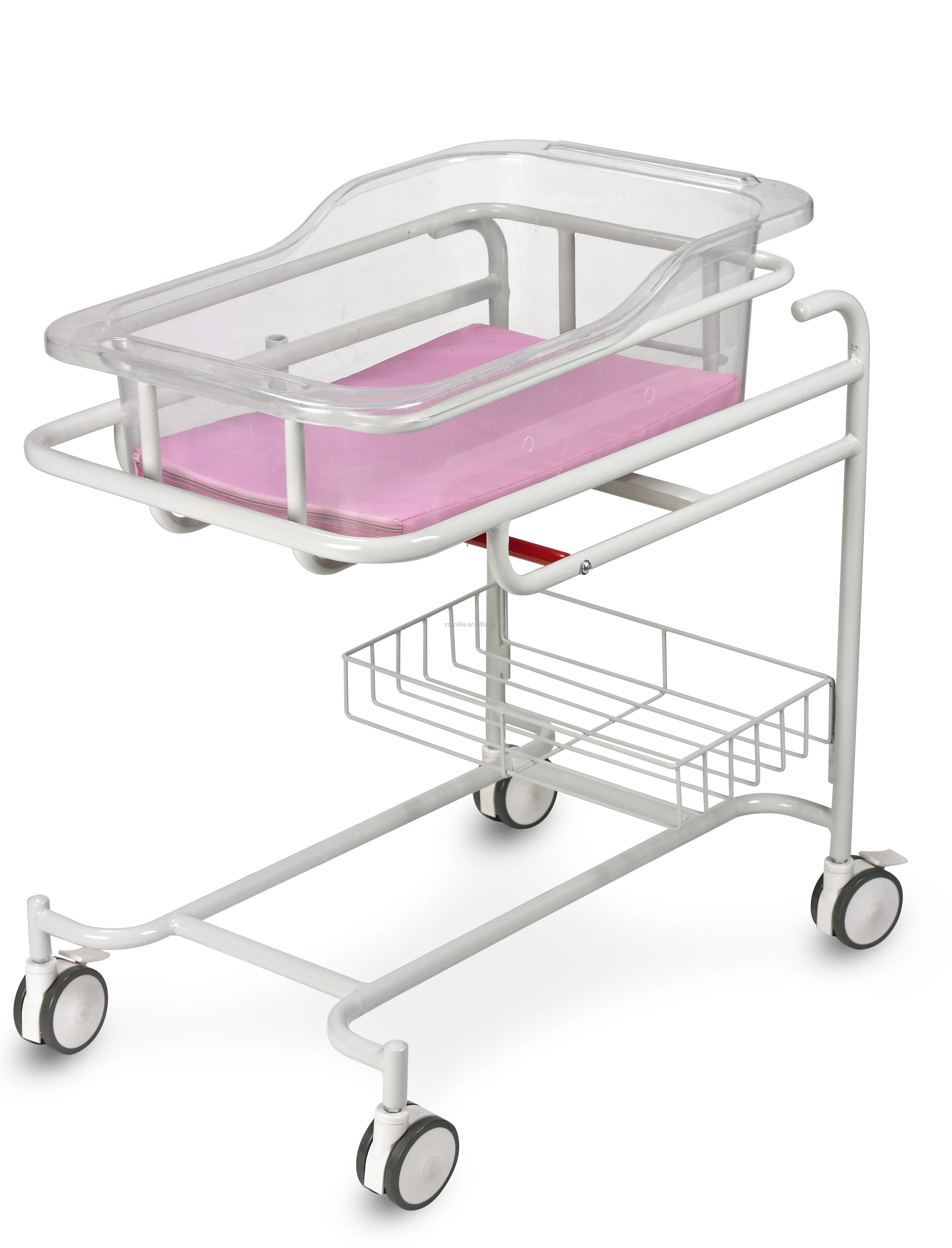 baby cabinet in carbon steel material Baby Cot Bassinet ABS Plastic Metal New Born Baby Cart