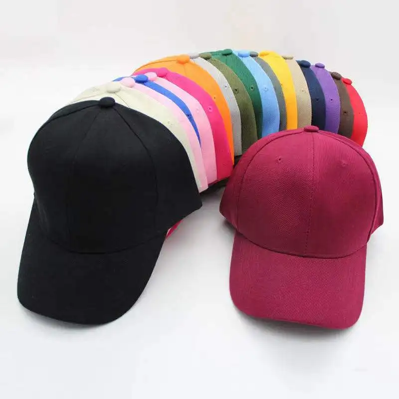 
Hot Sell Custom Design Logo 3D Embroidery Blank men Hats Sports hats wholesale Casual plain Golf Baseball hats 