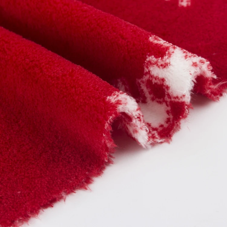 wholesale austrian purple fleece fabric custom print sherpa fleece fabric