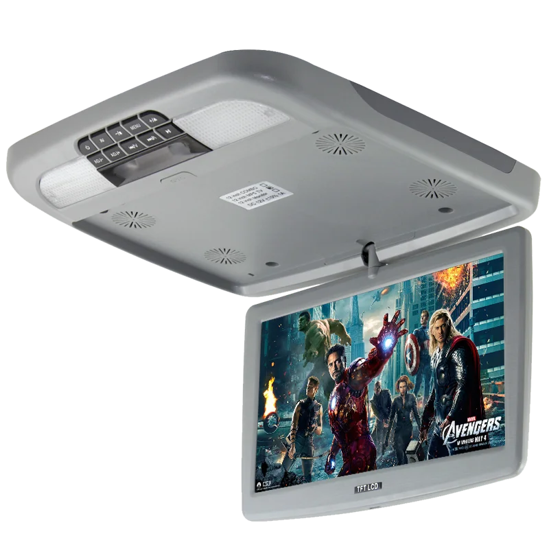 9 Inch Digital Screen Flip Down Monitor Car Roof TV Monitor Bus Screen Rotatable Overhead Monitor