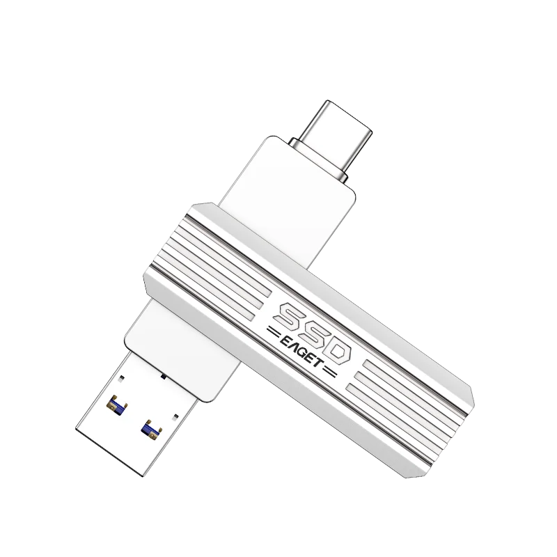 EAGET High Speed Pen Drive Type C 3.1 USB3.0 1 TB Solid State Drive USB Flash Drive