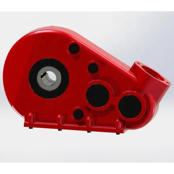 R=24.3:1&12.17:1 45/50/55mm input hole  Cast Iron Housing Tip-top High Quality Hydraulic Speeder Turf Spreader Reducer