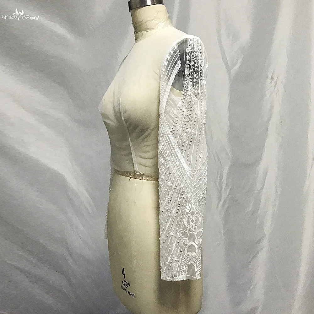 RSJ162 Long Sleeves Lace Wedding Bolero Bride Jacket