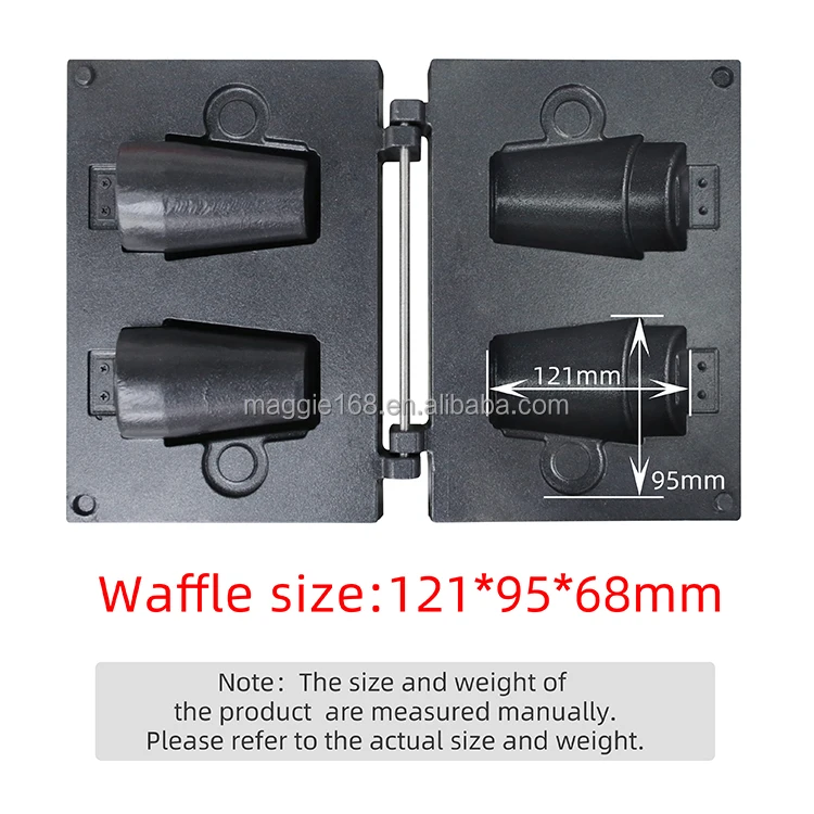 110V/220V 1.56 KW  Fish Egg Waffle Biscuit Cone Commercial taiyaki machine ice cream waffle cone machine with CE