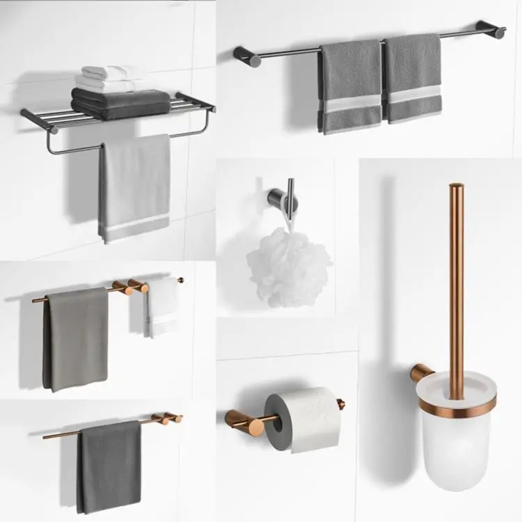 Wholesale 24809 Shower Room Kitchen Brass Customized Shaped Towel Hook Hanging Double Robe Hooks Wall Mount Metal Bathroom Hooks