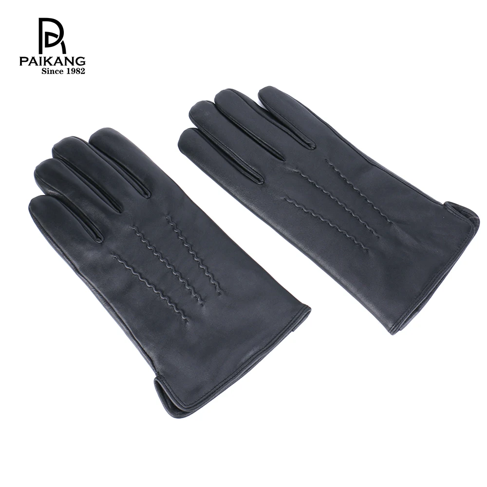High Quality Sheep Skin Fashion Leather Gloves New Design Comfortable Driving Leather Gloves
