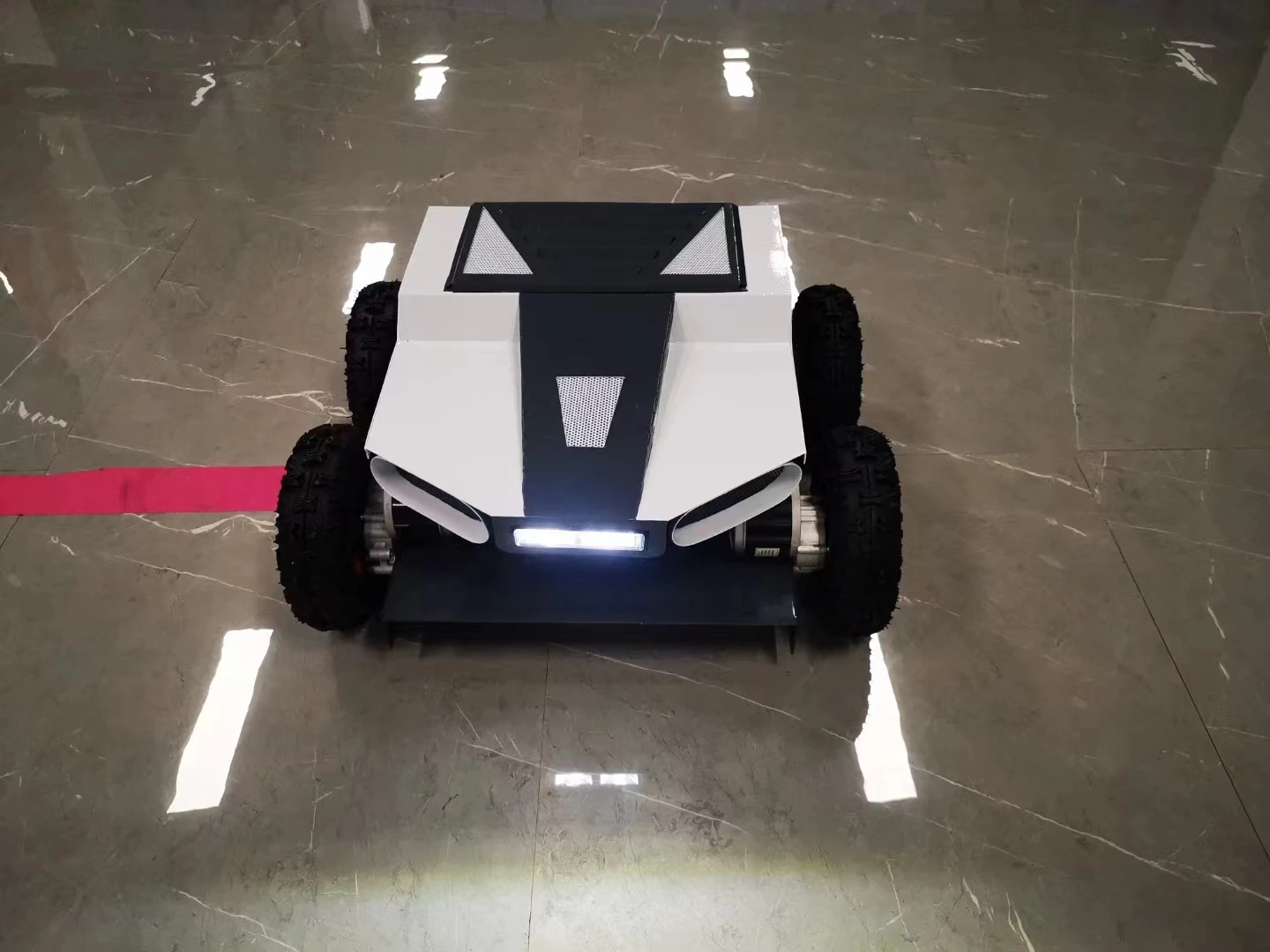 cool and intelligent Automatic remote control robot lawn mower long time battery ramain