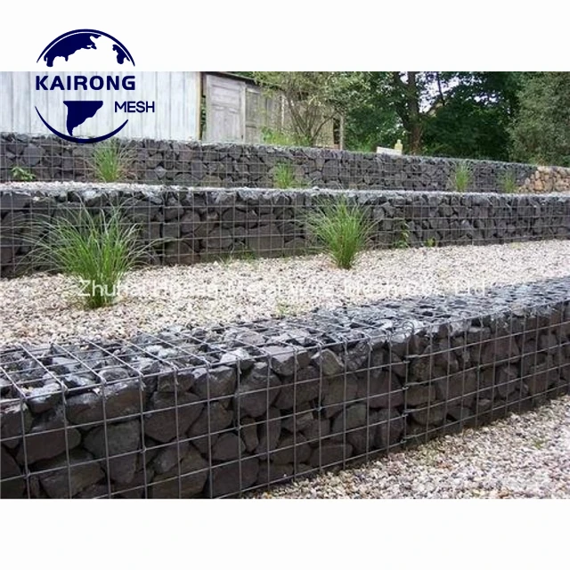 High Quality 4mm Thick 50x50mm Hole Welded Gabion Box Mesh