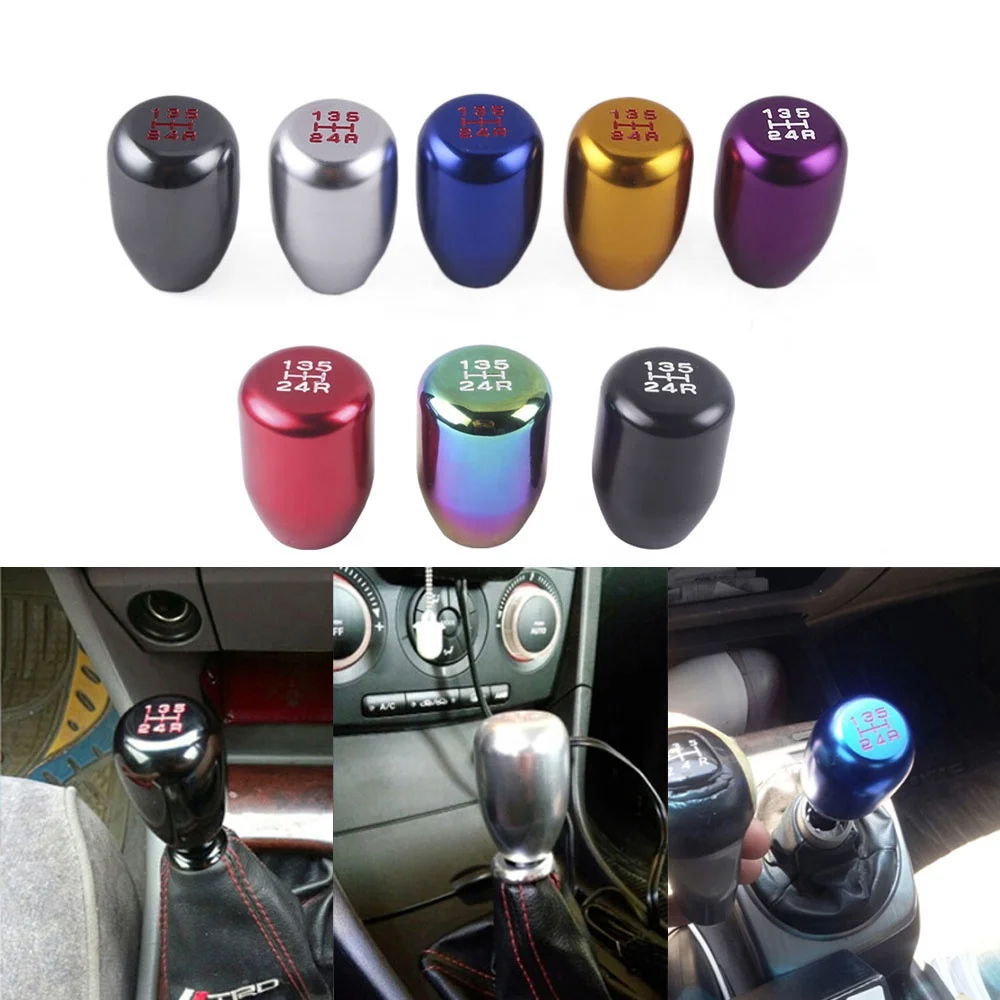 Tiypeor Universal 5 Speed Manual Transmission Car racing Shifter Lever Gear Shift Knob