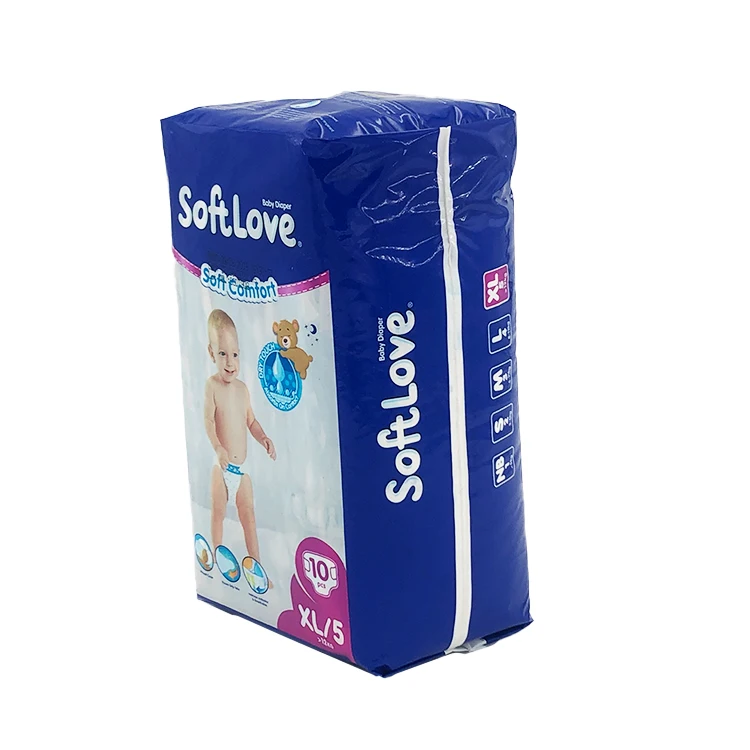 Softlove XL 10, одноразовые Сверхмягкие дышащие пеленки для младенцев