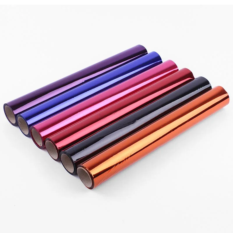 flower gift wrapping colored cellophane film sheet rolls