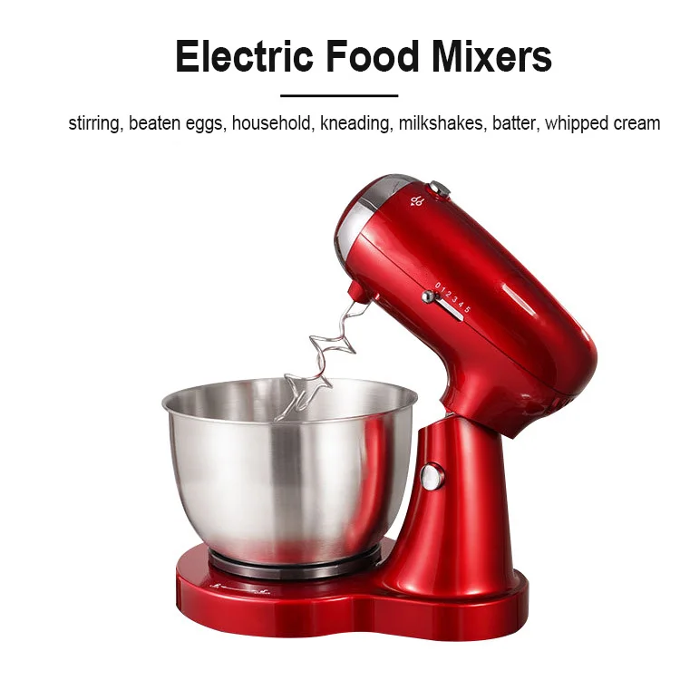 Amazon hot selling household appliances 1200W electric food mixers grinder kitchenaid food mixer with bowl