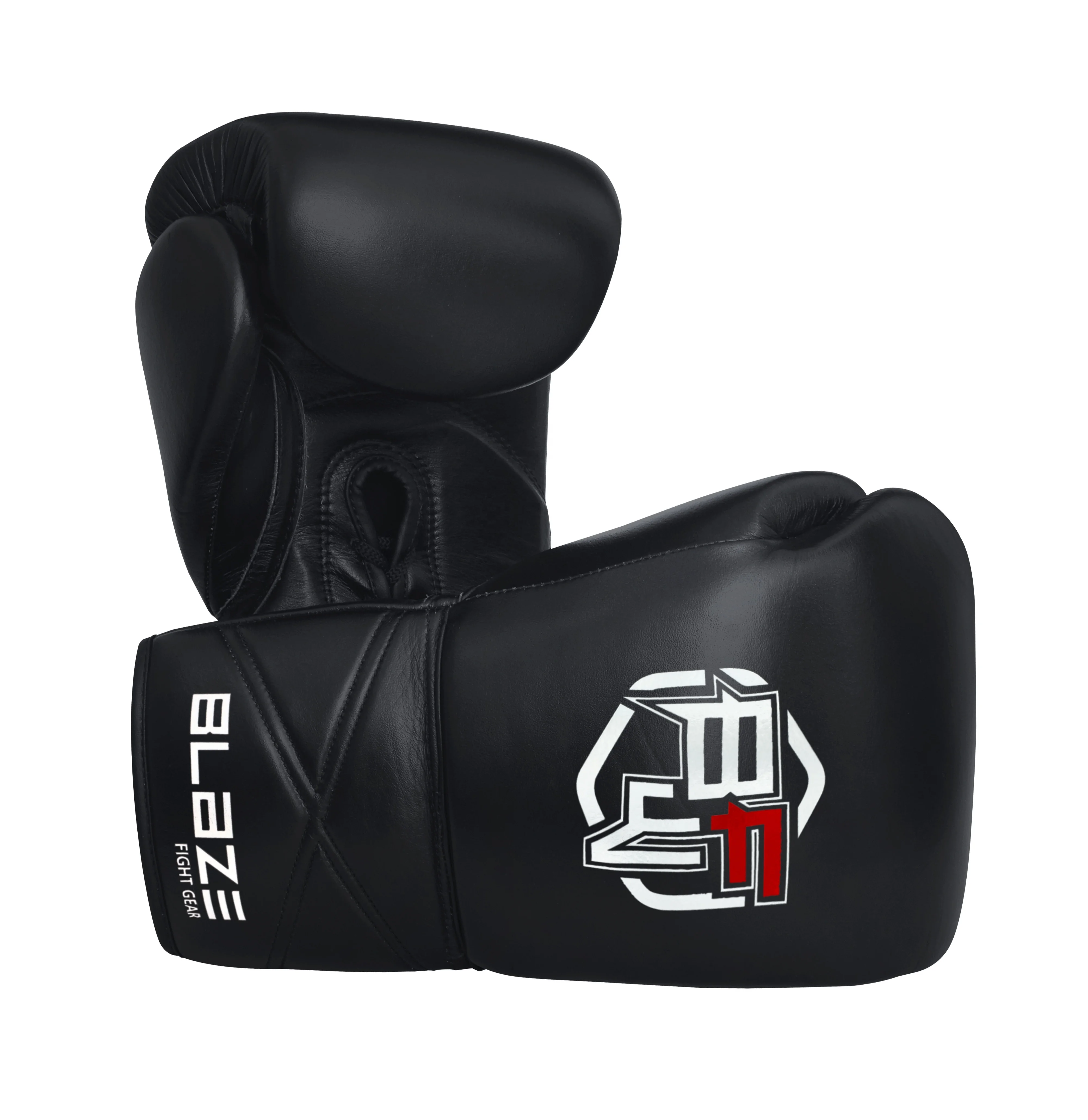 Boxing Gloves lace up 10,12,14,16 oz  Muay Thai Kickboxing, MMA Sparring, Training, Bag Work Punch Mitt Gloves