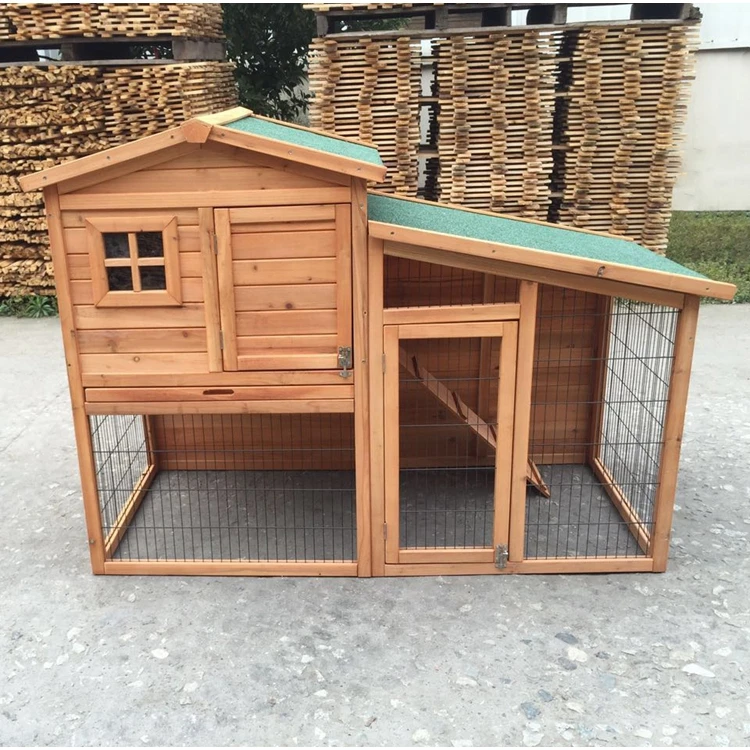 SDR030 Wooden Rabbit Hutch automatic rabbit cages big rabbit hutch is the tray