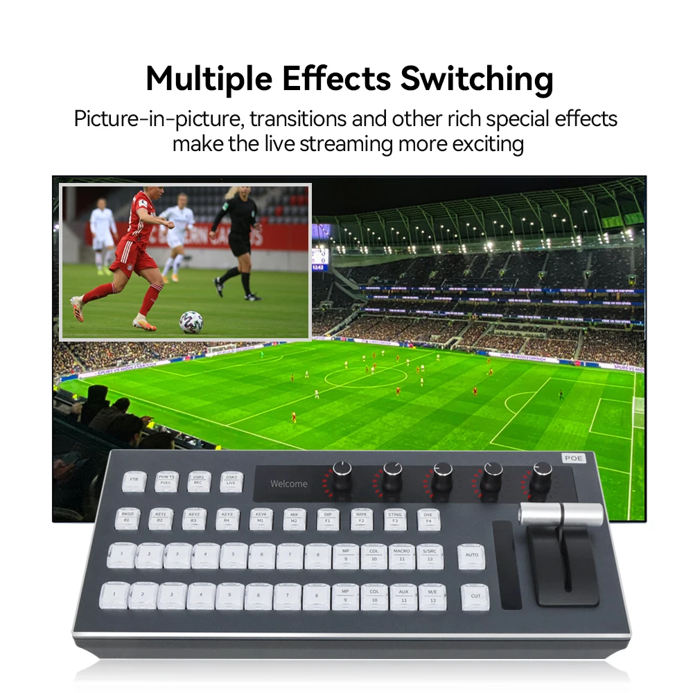Switchboard Control Panel Keyboard for Vmix software, for easier to control Blackmagic ATEM switcher, vMix and ATEM Controller