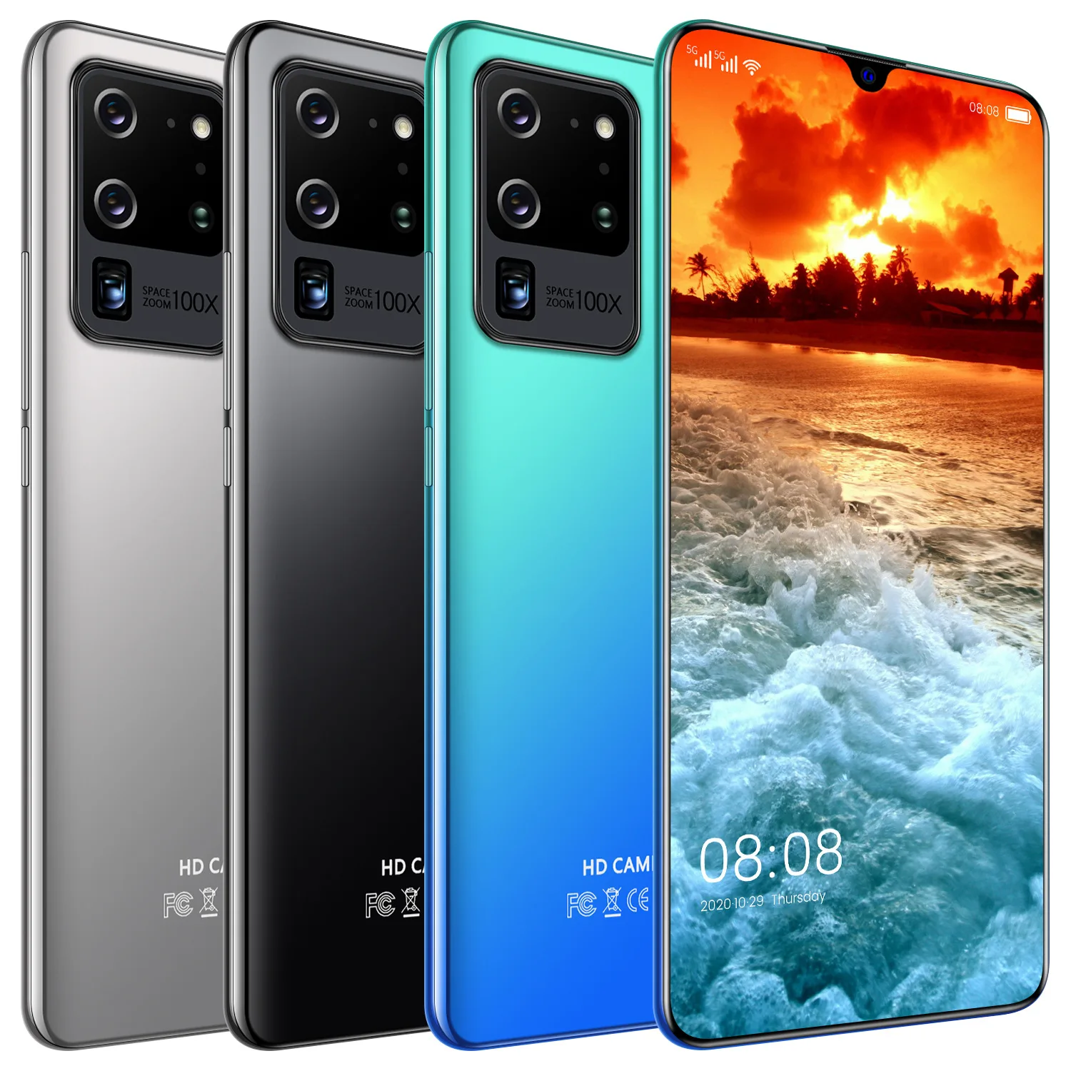  S60 pro дешевой цене 10-ядерный 32mp + 48mp 7 1 inch ЖК-экран 5G смартфон 12 Гб 512 ГБ горячая Распродажа iintelligent чехол для