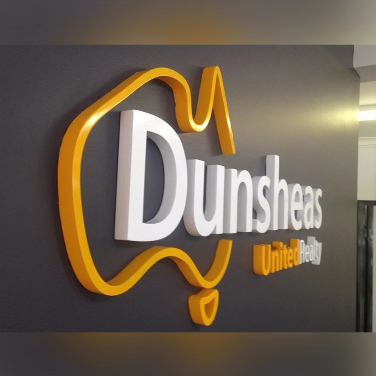 Stainless steel letters