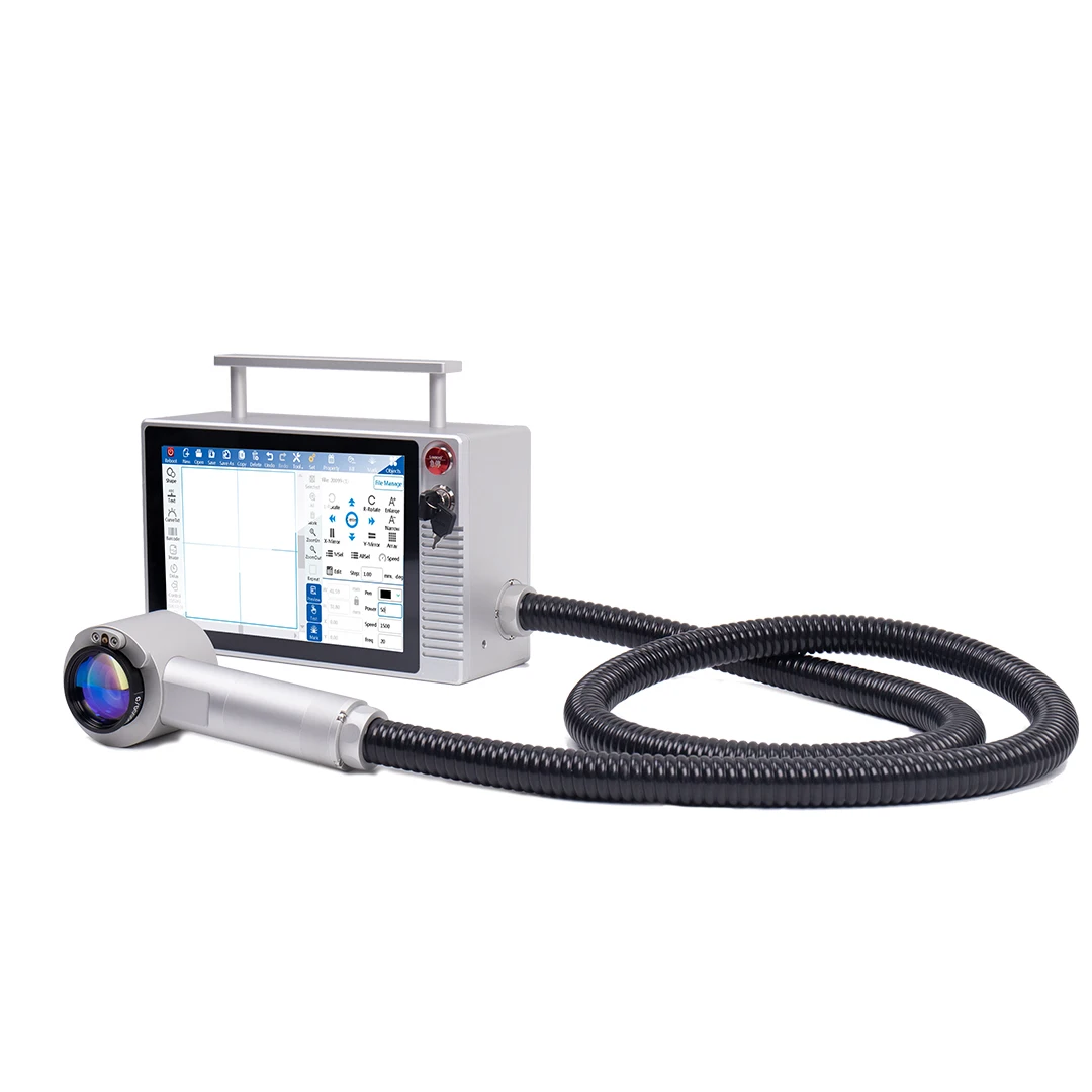 18W Portable Air-cooled Fiber Integrated Laser Engraving Machine DOCOD Laser Marking Equipment for Industrial Applications