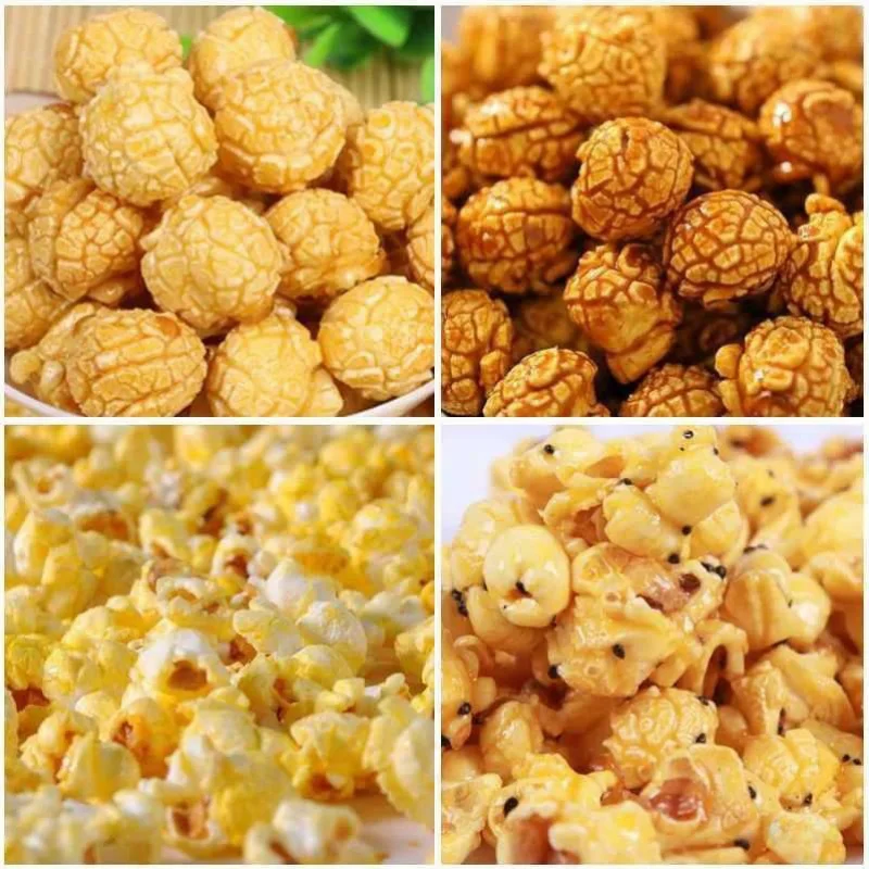 High quality fully automatic commercial industrial professional gas mini caramel popcorn popcorn machine vending machine