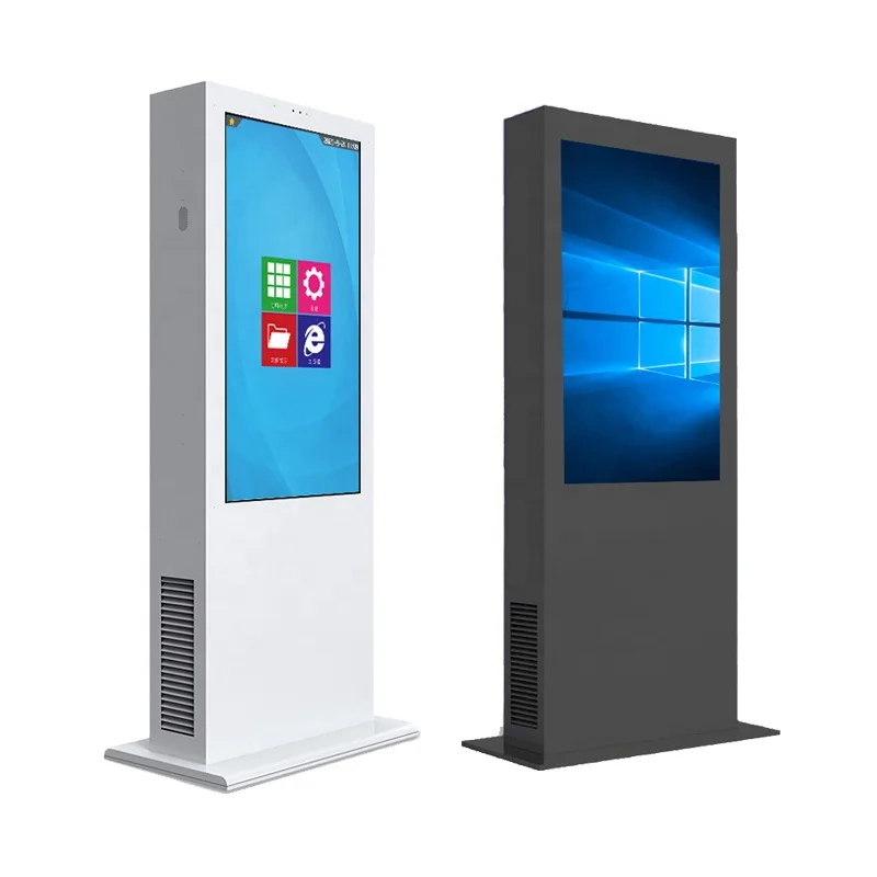 Outdoor Android Advertising LCD Display screen with 2500nits and water proof 55 inch