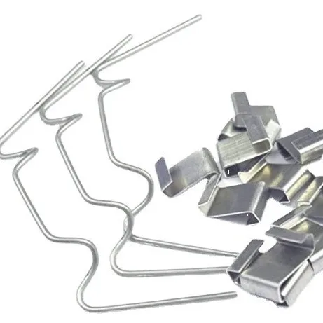Stainless Steel Greenhouse Glass Panel W-Type Wire Spring Fixing Clip